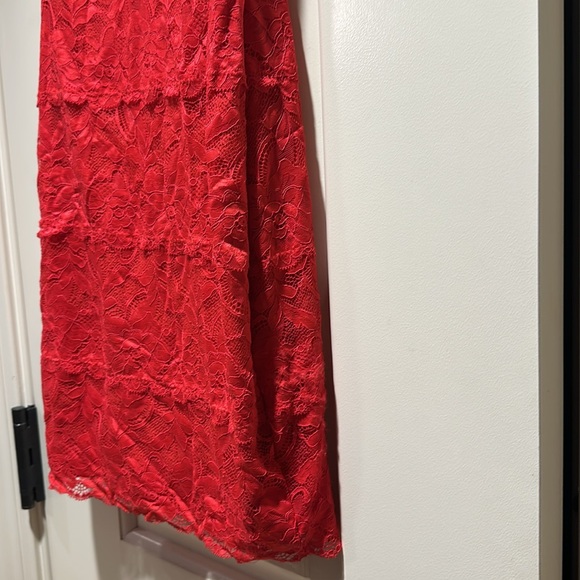 Guess Size Small Red Lace Party Dress (Like New!) - Picture 13 of 14